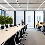 **Image Prompt 1: Empowered Public Service & Growth**
    A vibrant, modern office environment filled with diverse public sector employees of various ages and backgrounds. They are actively collaborating in open spaces, engaging in discussions, and confidently using modern digital tools. The atmosphere is bright, open, and dynamic, symbolizing a culture of trust, autonomy, and continuous professional growth. Subtle visual elements like upward-trending lines or flourishing plant motifs can be integrated into the background to represent development and potential. The overall feeling is one of innovation and shared purpose in serving the community.