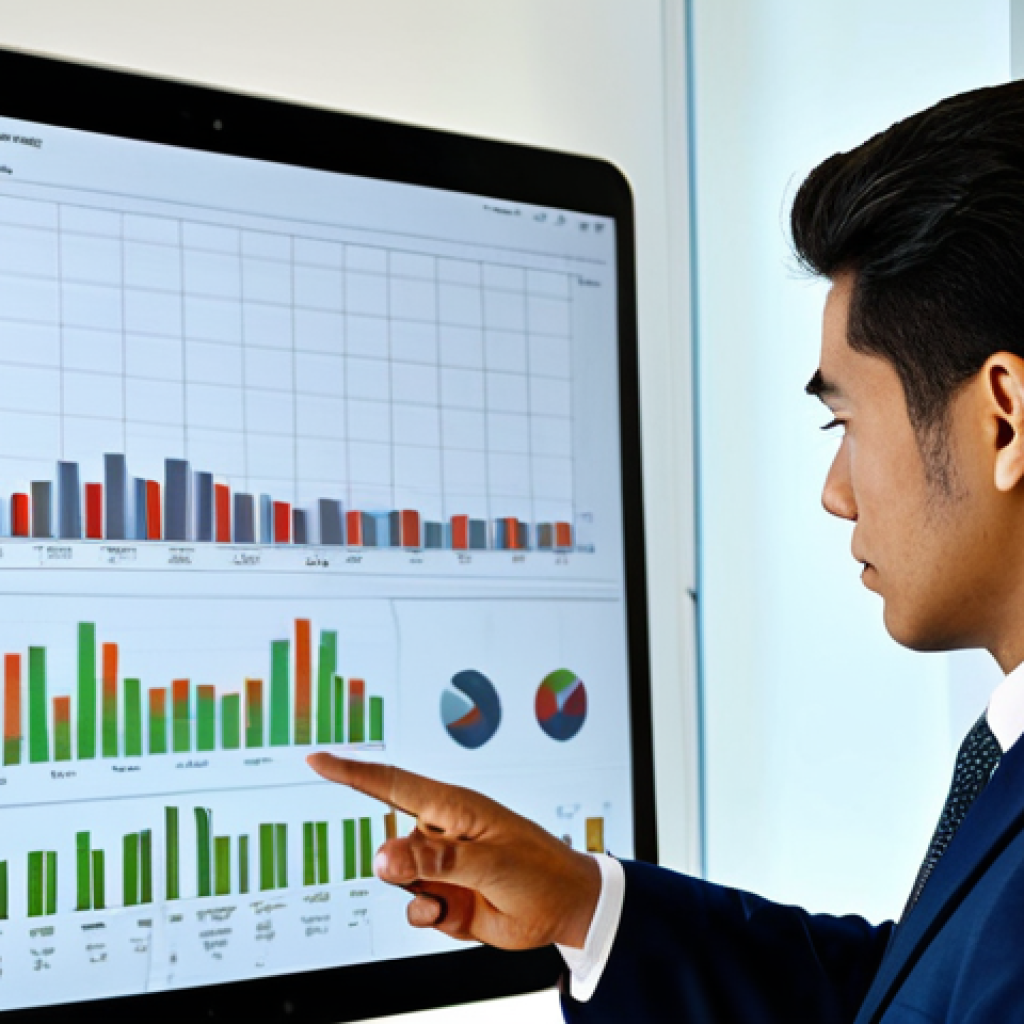 A focused professional in a modest business suit, reviewing digital documents on a sleek tablet in a modern, well-lit study environment. The background features a large screen displaying charts and data, suggesting e-governance and current information. The person is fully clothed, appropriate attire, professional dress, safe for work, appropriate content, perfect anatomy, correct proportions, natural pose, well-formed hands, proper finger count, natural body proportions, high quality professional photography.